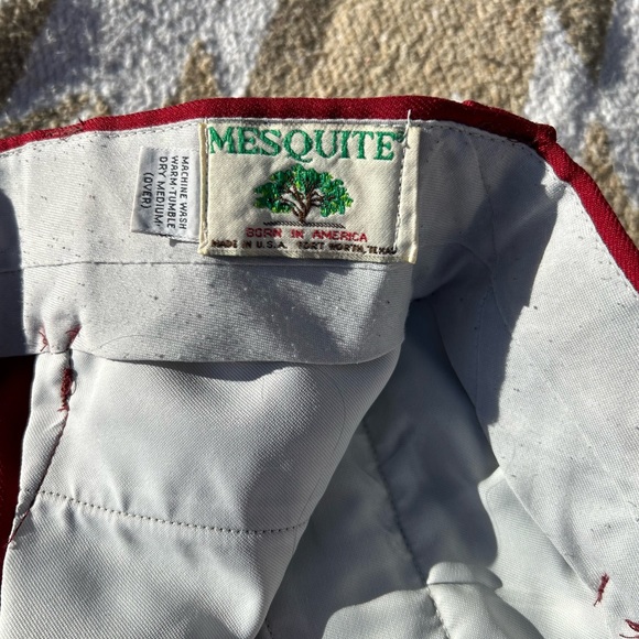 Red/burgundy slacks/Dickies styled pants - Picture 2 of 3